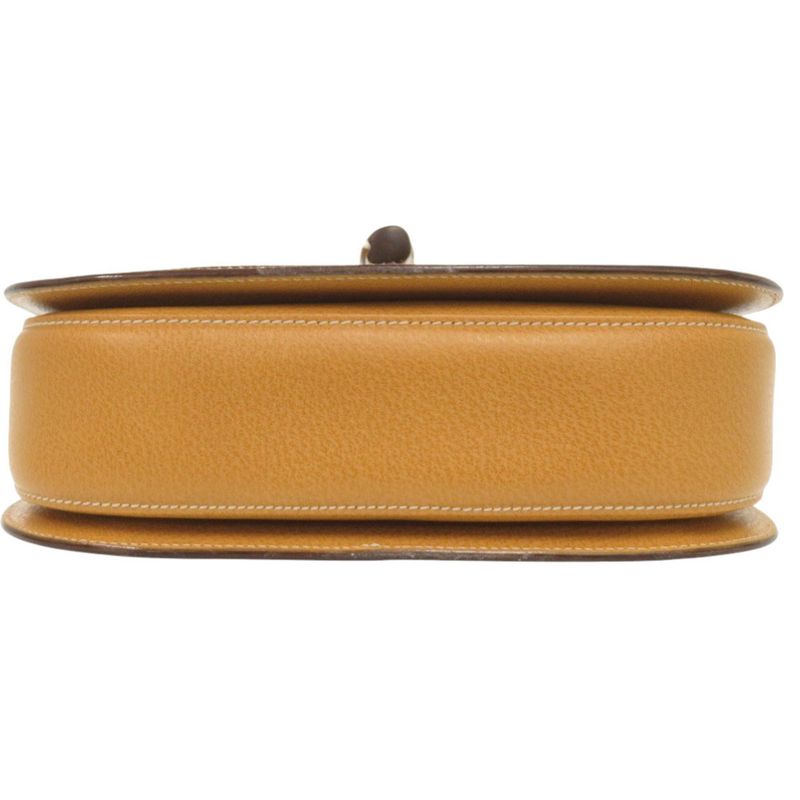 Gucci 2WAY Bamboo 000 1364 0633 Leather Yellow Handbag Yellow 0145 Gucci