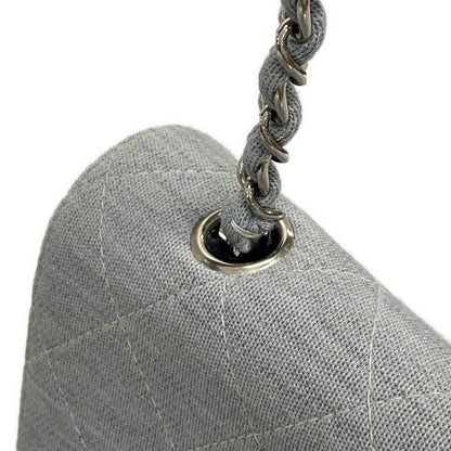 Chanel Shoulder Bag Single Flap Matelasse Light Blue Chain Shoulder/silver