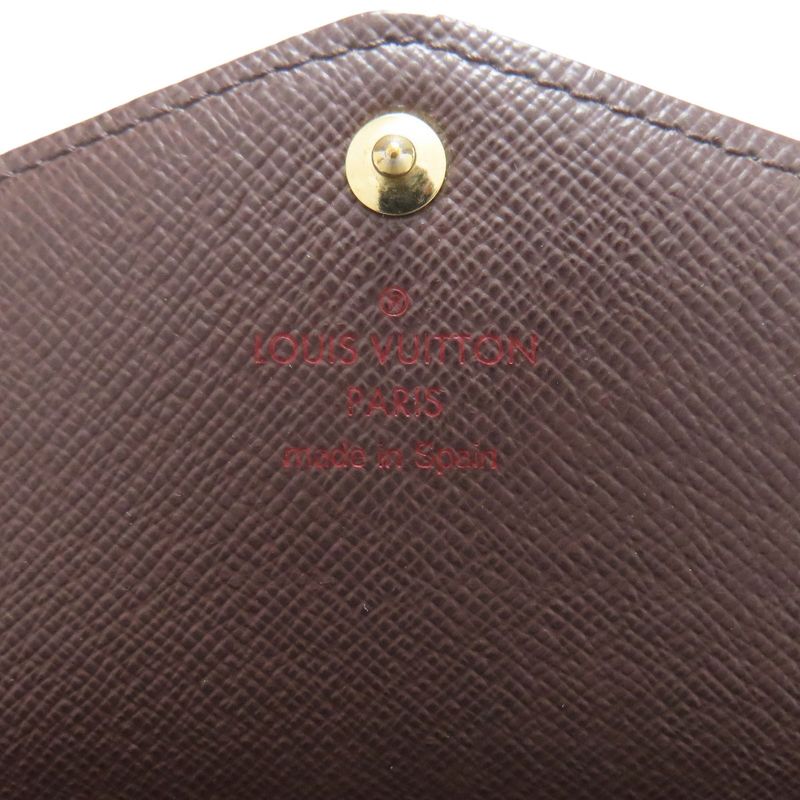 Louis Vuitton N63209 Portefeuille Sarah Long Wallet With Coin Purse In Damier