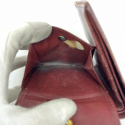 Cartier Fold Wallet Ec22900 Bordeaux Must Vintage