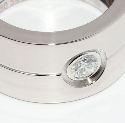 Cartier Ring 18K White Gold Diamond 1P High Love Ring