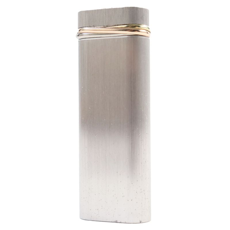 Cartier Trinity Hairline Oval Roller Smoking Toy Gas Lighter