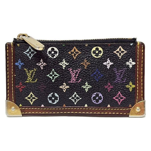 Louis Vuitton Coin Case Monogram Multicolor Pochette Cles M92654 Noir Black