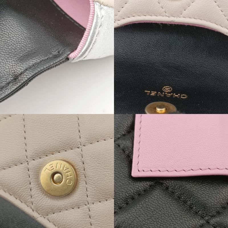 CHANEL  Bicolor Matelasse Multicolor Lambskin Ap3249 L7n77tk2