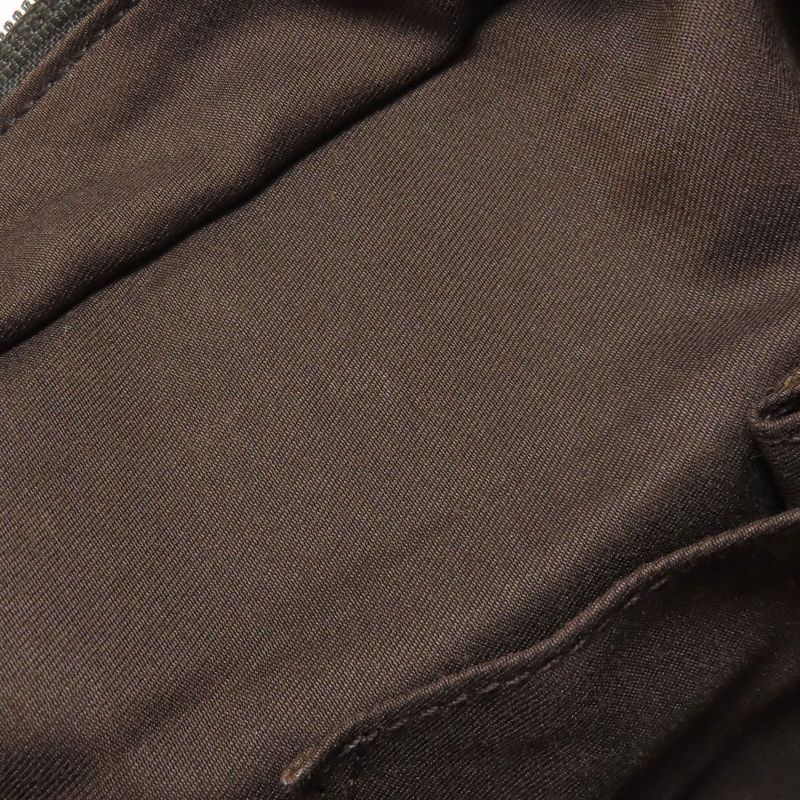 Gucci 131230 GG Sherry Line Handbag Canvas Women