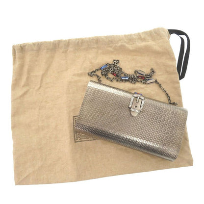 Gucci 725758 Metal Crystal Silver Chain Shoulder Bag Shoulder Bag 0347 Gucci