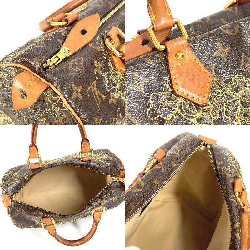 Louis Vuitton Handbag Speedy 30 M95397 Monogram Canvas All Gold
