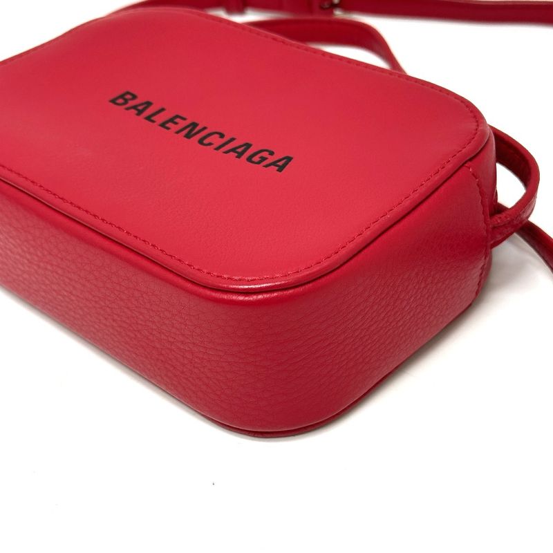 Balenciaga Shoulder Bag Everyday 552372 Leather Red