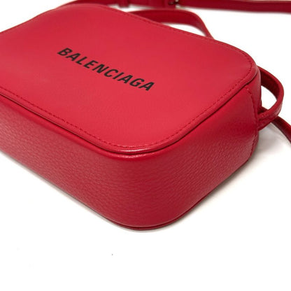 Balenciaga Shoulder Bag Everyday 552372 Leather Red