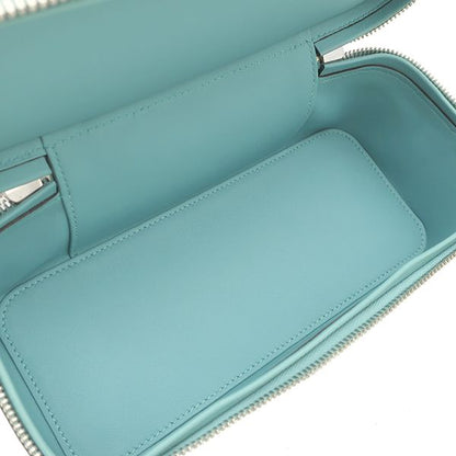 Hermes Handbag Bolide Scles Swift Blue Atoll Silver Hardware Light Blue X