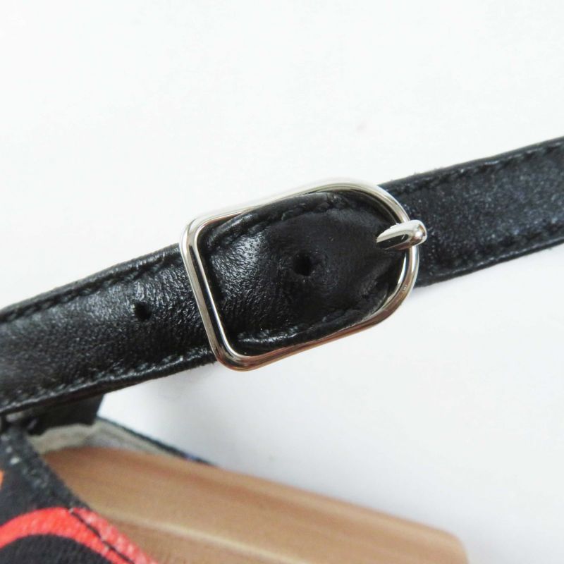 Hermes Leather With Serie Plate Ankle Strap Espadrilles/canvas Leather Slip-on