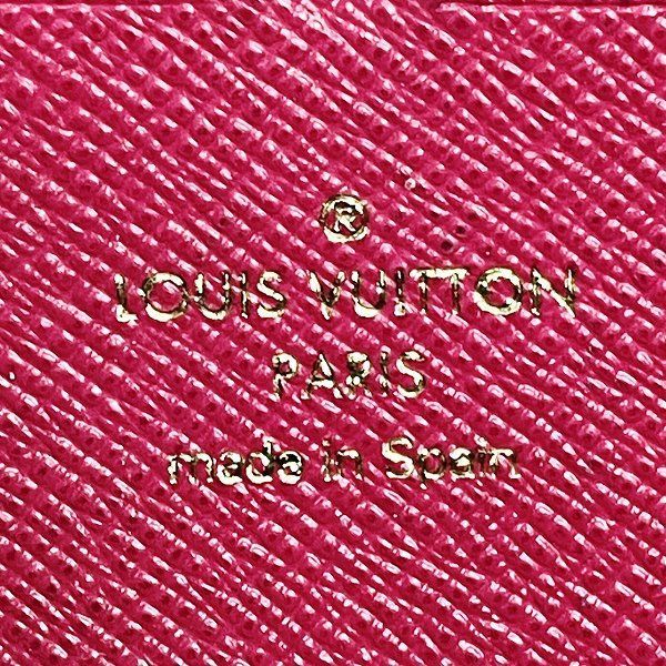 Louis Vuitton Monogram Portefeuille Cles Mance Flower Charm M64201 Long Wallet