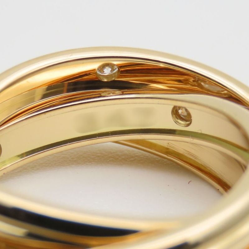 Cartier Ring - Ring Constellation Trinity 3strands 49 18K Yellow Gold Diamonds