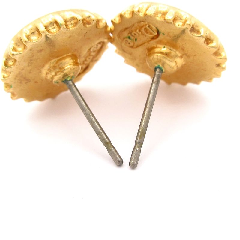 Dior/christian Dior Earrings - Gold