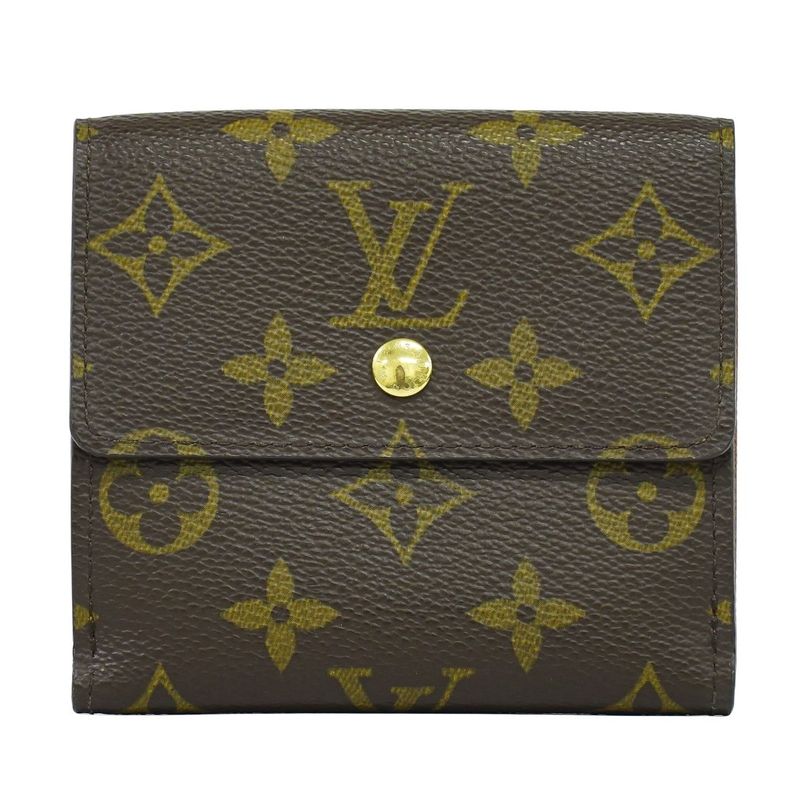 Authentic Louis Vuitton LV Porte Monebier Carte Cles Di Monogram Fold Wallet