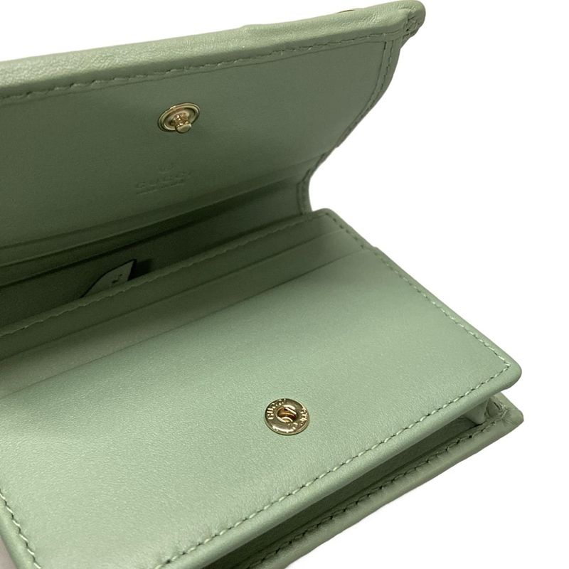 Gucci Bifold Wallet - 820692 Green Leather