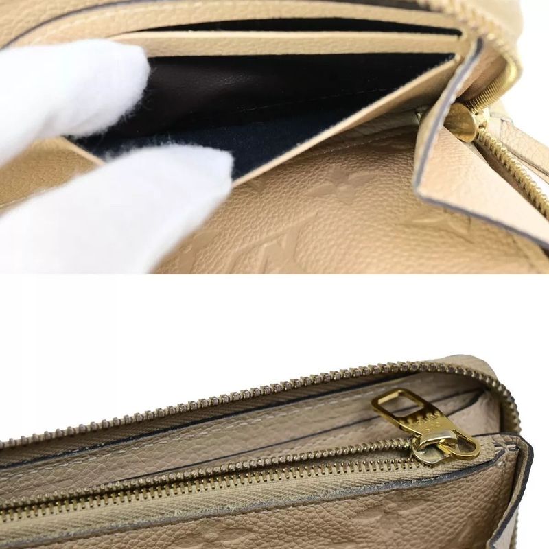 Louis Vuitton Long Wallet Empreinte Clemence Round Zipper M60173 35bs092