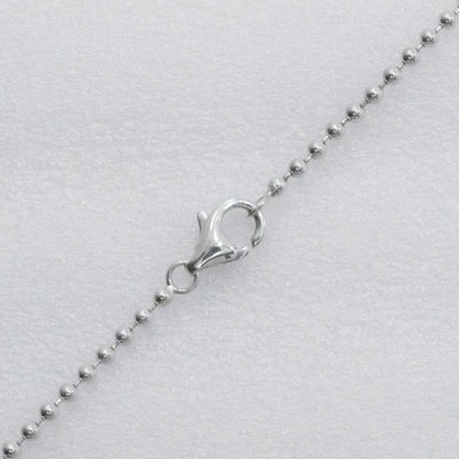 Tiffany & Co Roman Cross Ball Chain Silver 925 Ladies 13.9g Necklace