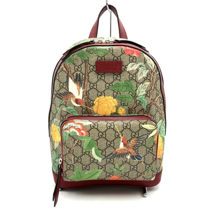 Gucci Spring/summer 2016 Tian 427042 Backpack Daypack Bird Flower Multicolor