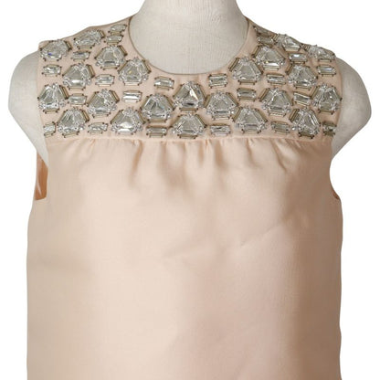 Prada Polyester Pink Beige Women's Dress