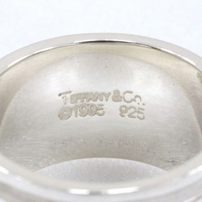Tiffany & Co Atlas Wide Ring Silver 925 Size 10.5 Ladies' 7.8g Ring