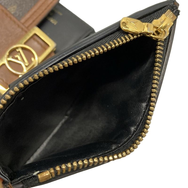Louis Vuitton Trifold Wallet Monogram Reverse Portefeuille Dauphine Compact