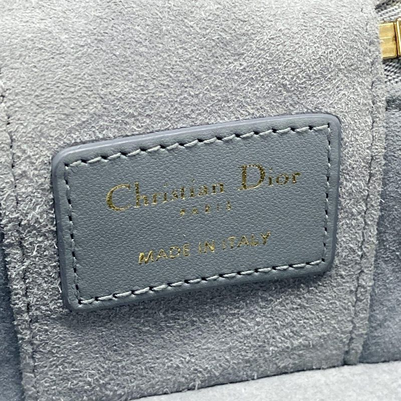 Dior/christian Dior Vanity Bag Lady Dior Micro Vanity S0935onmj Blue-grey