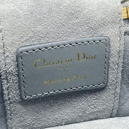 Dior/christian Dior Vanity Bag Lady Dior Micro Vanity S0935onmj Blue-grey