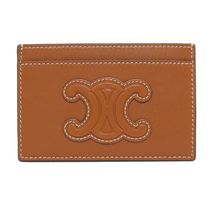 Celine Triomphe Card Case Leather Women