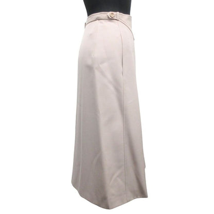 Christian DIOR Flared Center Pleated Skirt Bottoms Vintage M Pink Women's Used