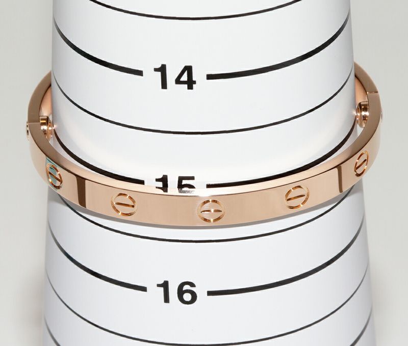 Cartier Bracelet Bangle 18K Pink Gold Love Bracelet