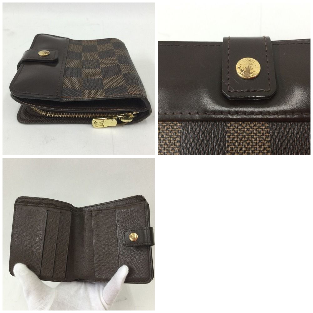 Louis Vuitton Compact Zip N61668 Brown