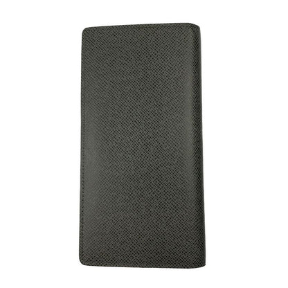 Louis Vuitton Taiga Portefeuille Brazza Folding Long Wallet M32653 Gray