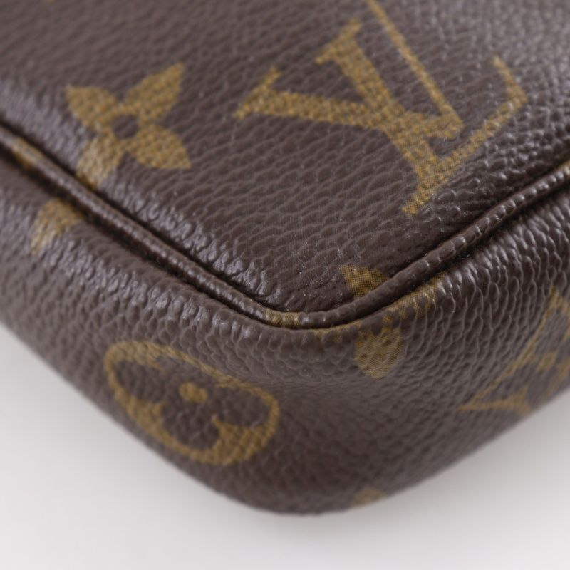 Louis Vuitton Pochette Accessoire Panda M51981 Monogram Canvas Brown Vi1004