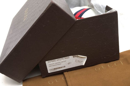 Gucci Shoes Sneakers Shoes Low Cut Ladies Women Leather Genuine White 192713