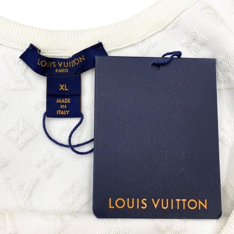 Louis Vuitton Tank Top Monogram Chain Rw221b Oj6 Fmkw73 XL Size White Red Louis