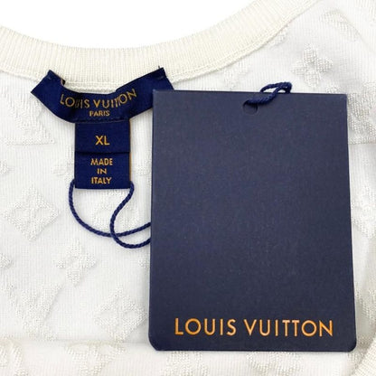 Louis Vuitton Tank Top Monogram Chain Rw221b Oj6 Fmkw73 XL Size White Red Louis