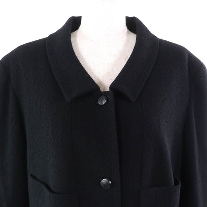CHANEL Vintage 98A P11506 Wool Coco Mark Button Wool Tweed Jacket Skirt Setup