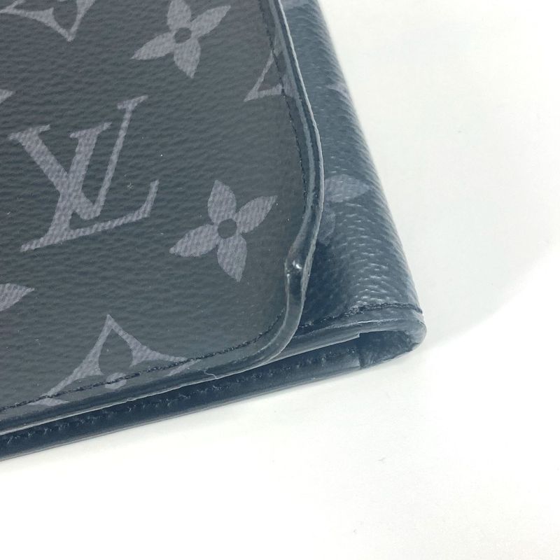 Louis Vuitton Clutch Bag Porte Documents Franck GM Gi0273 Monogram Eclipse
