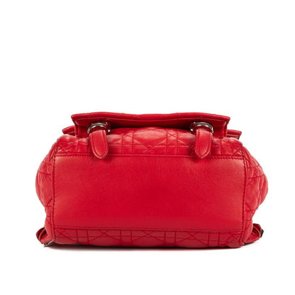 DIOR Stardust Backpack Red Canage Quilt A