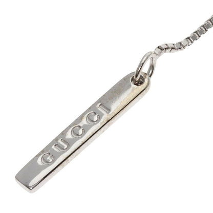 Gucci Lariat Necklace 18K White Gold Ladies