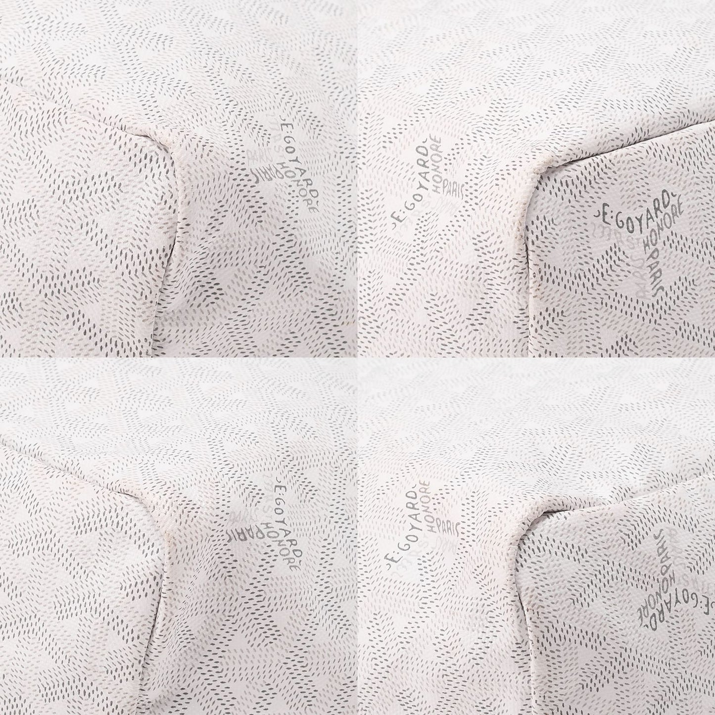 Goyard [goyard] Saint-louis PM Tote Bag Coated Canvas White With Silver