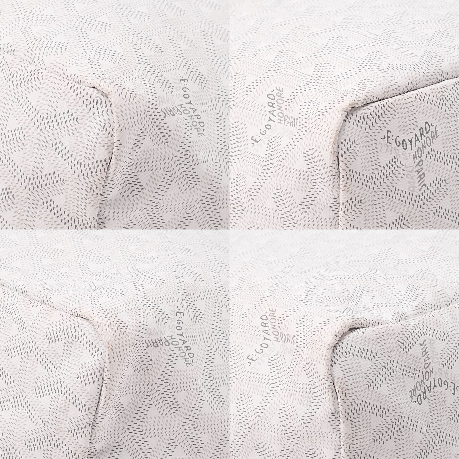 Goyard [goyard] Saint-louis PM Tote Bag Coated Canvas White With Silver