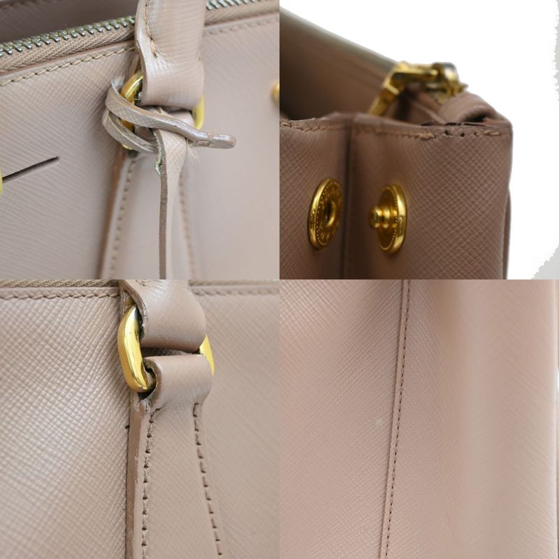 Prada Hand Shoulder Bag 2WAY Saffiano Leather Pink 14ka872