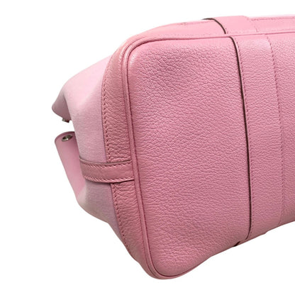 Hermes Tote Bag Garden Party PM Engraved □M Negonda Toile Offiche Pink Hermes