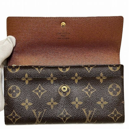Louis Vuitton Monogram Pochette Porte Monet Cles Di M61725 Long Wallet Bifold