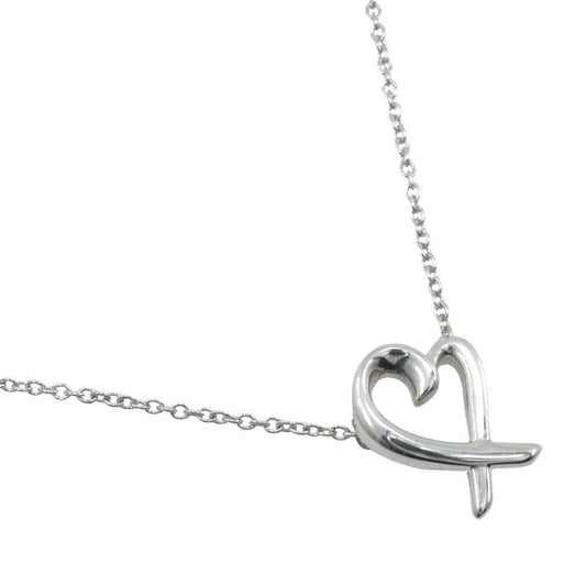 Tiffany & Co Loving Heart Paloma Picasso 925 Silver Ladies 1.8g Necklace