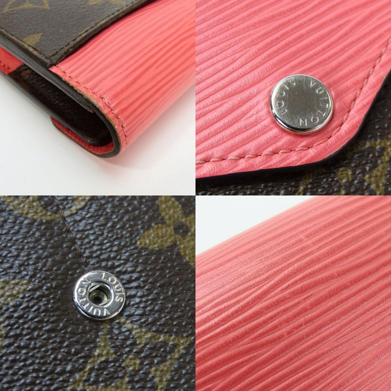 Louis Vuitton Trifold Wallet Portefeuille Marie-laureon M60597 Epi Leather