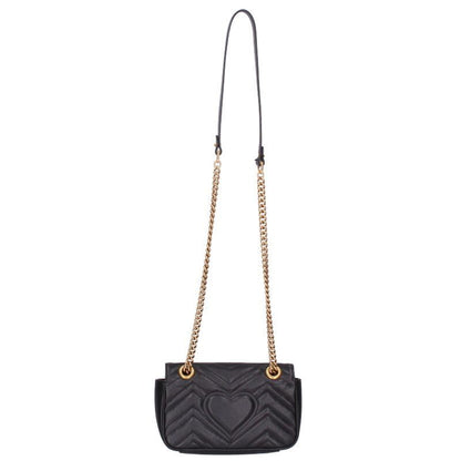 Gucci 446744 GG Marmont Quilted Shoulder Bag Women