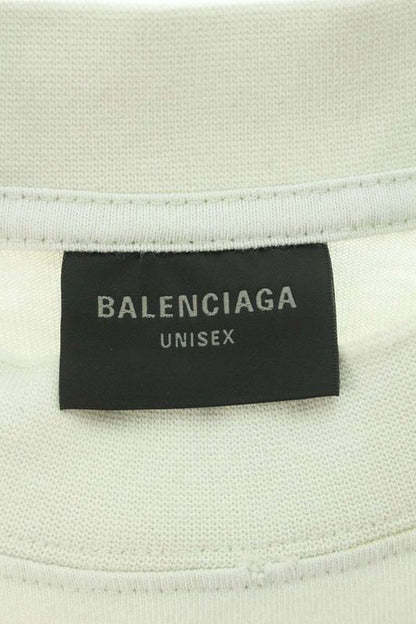 Balenciaga 23SS 739028 Tovn2 Crushed Dust Finish Wappen T-shirt Men 1